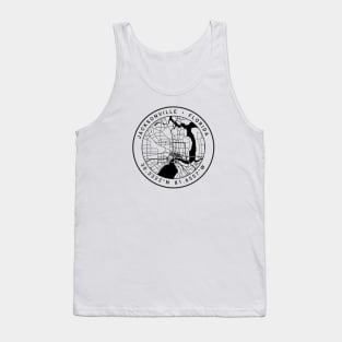 Jacksonville Map Tank Top